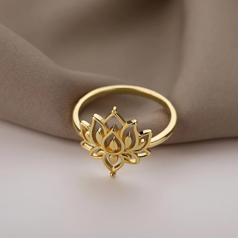 Lotus Ring for Women, Vacation, Parties, Wedding, Anniversary